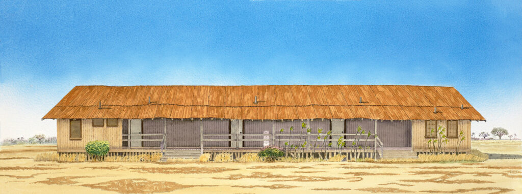 15” by 42”, Schoolhouse (Pu’unene)