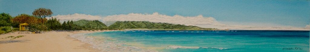 Baldwin Beach, VI, 9” by 42”