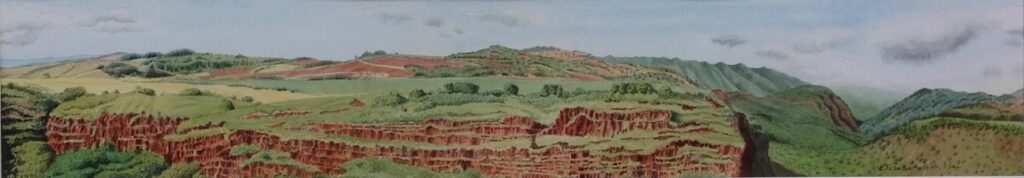 Waimea Canyon (Kauai), 45” by 9”